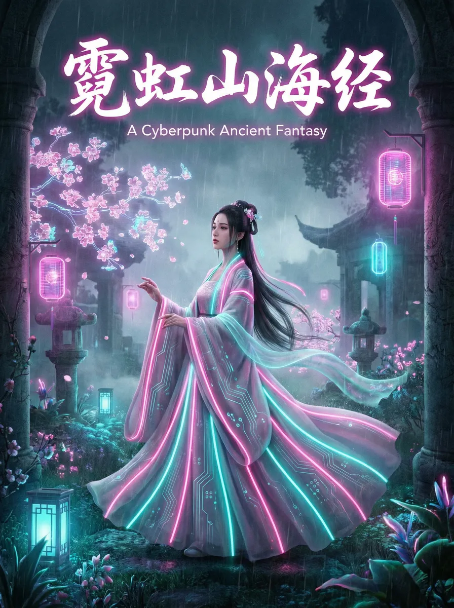 《无颜之月》在线观看 古风奇缘短剧 - 霓虹山海经海报